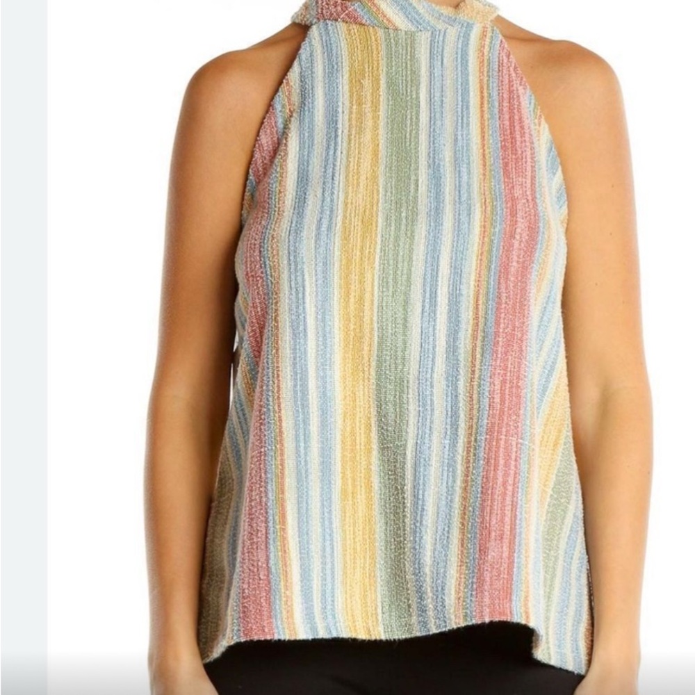 Anthropologie style-Women’s Multicolor Striped Tank Top